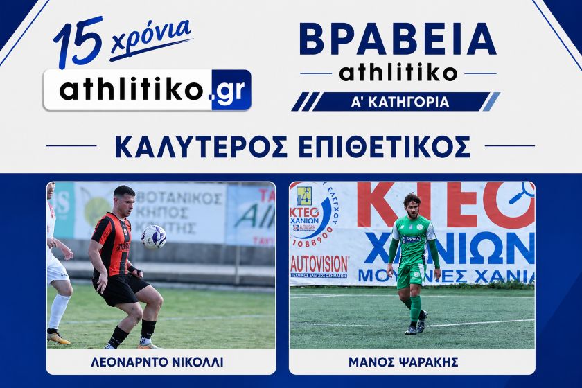 Βραβεία athlitiko: Καλύτερος επιθετικός Α’